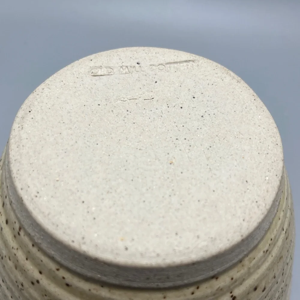 Old Mill pottery light speckled